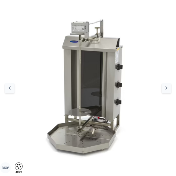  Ψησταριά κεμπάπ ηλεκτρική - 3 καυστήρες - 30kg κρέας